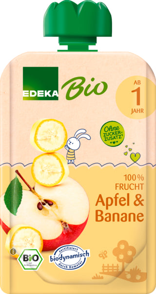 Demeter EDEKA Apfel Banane ab 1.Jahr 100g