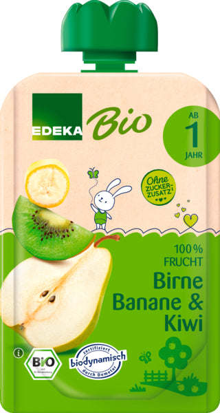 Demeter EDEKA Birne Banane&Kiwi ab 1.Jahr 100g