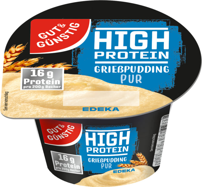 GUT&GÜNSTIG Protein Grießpudding Pur 200g