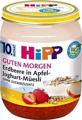 Bio Hipp Guten Morgen Erdbeere in Apfel-Joghurt-Müsli ab 10.Monat 160g