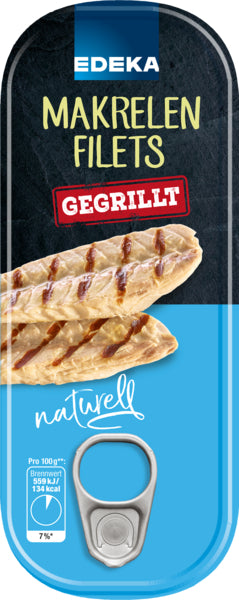 EDEKA Gegrillte Makrelenfilets natur 120g