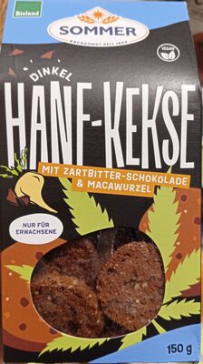 Bio Sommer Dinkel Keks Hanf Schokolade 125g