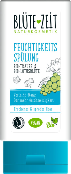 BLÜTEZEIT Spülung Feuchtigkeit Bio-Traube und Bio-Lotusblüte 200ml