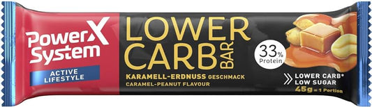 Power System Active Lifestyle Lower Carb Bar Karamell-Erdnuss 45g