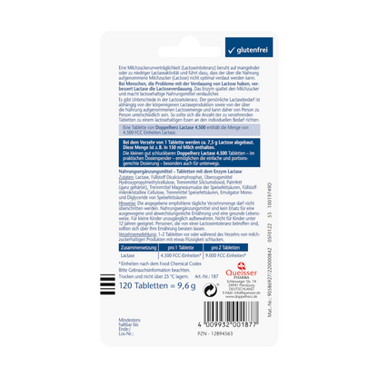 Doppelherz Lactase 4500 120Tabletten 9,6g