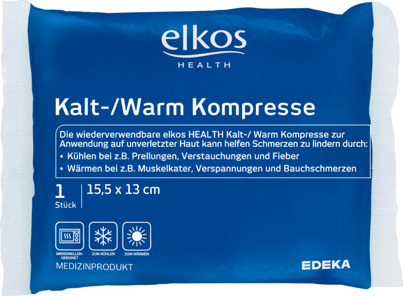 EDEKA elkos Health Kalt-/Warmkompresse 15,5x13cm