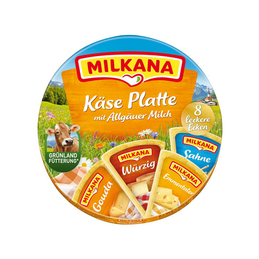 Milkana Käse Platte 8ST 190g