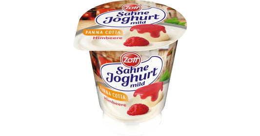 Zott Sahnejoghurt Himbeer Panna Cotta 140g