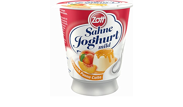 Zott Sahnejoghurt Pfirsich Panna Cotta 140g