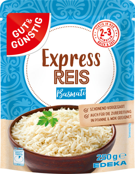 GUT&GÜNSTIG Express Reis Basmati 250g