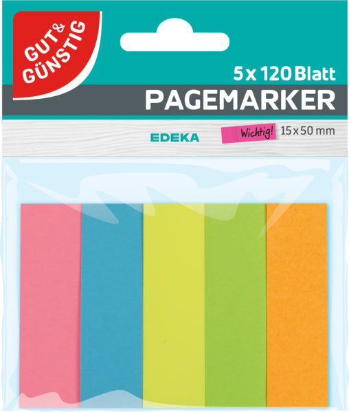 GUT&GÜNSTIG Pagemarker 120BL 5ST