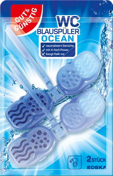 GUT&GÜNSTIG Blauspüler Flex Ocean 2x48g