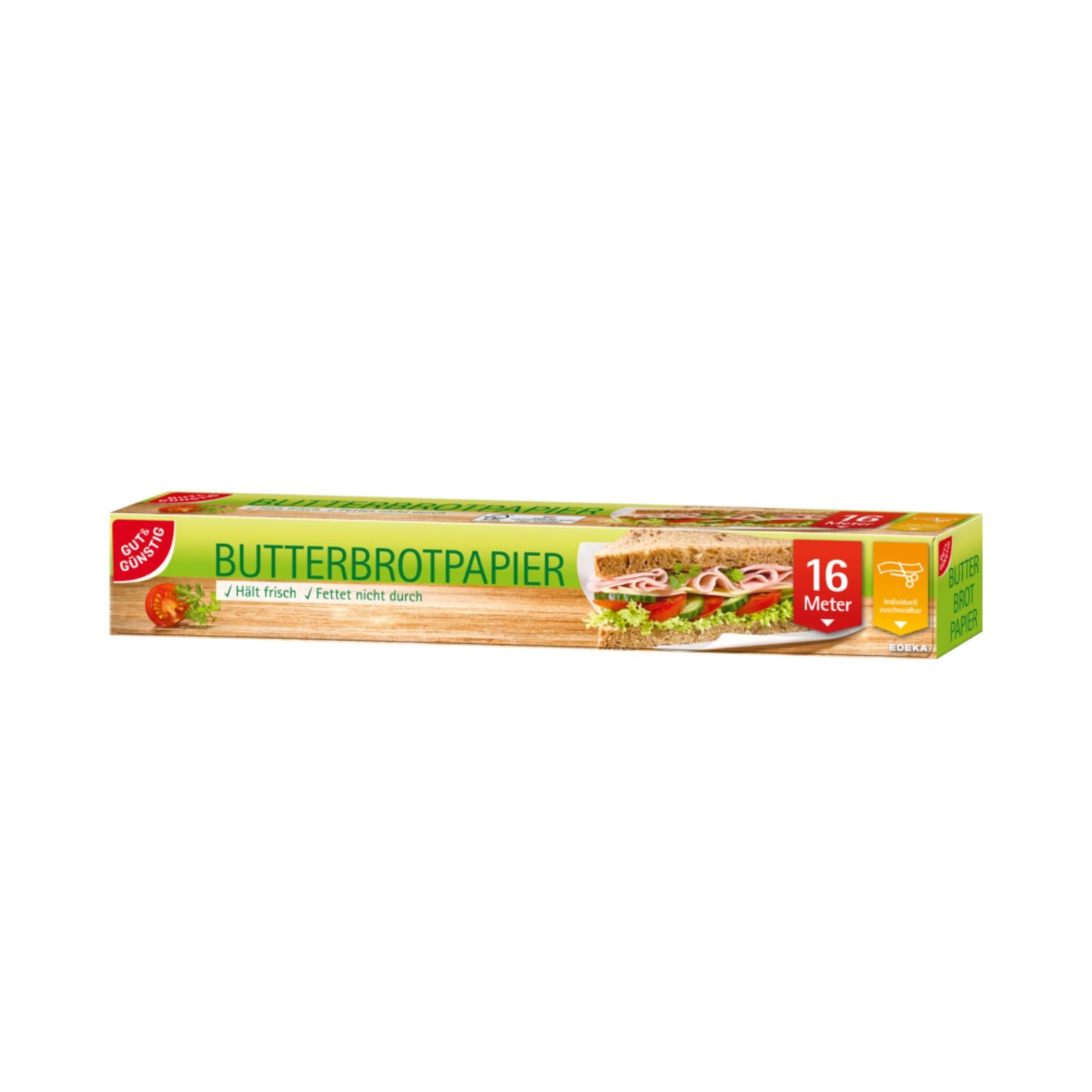 GUT&GÜNSTIG Butterbrotpapier 28cmx16m