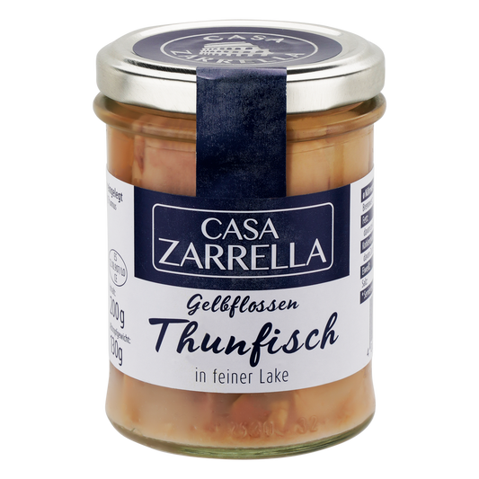 Casa Zarrella Gelbflossenthunfisch in feiner Lake 200g