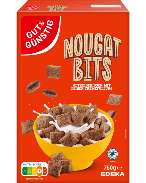 GUT&GÜNSTIG Nougat Bits 750g