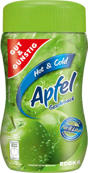 GUT&GÜNSTIG Instantteegetränk Apfel 400g