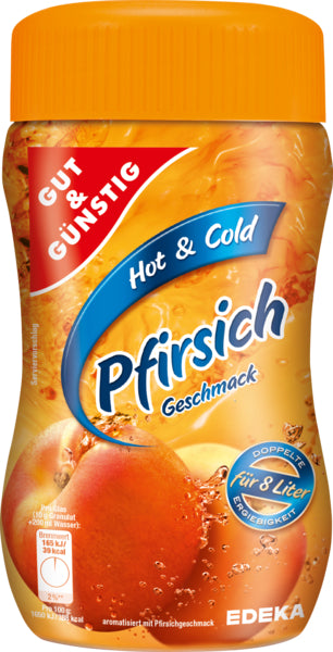 GUT&GÜNSTIG Instantteegetränk Pfirsich 400g