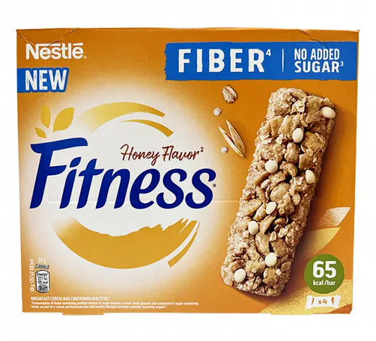 Nestle Fitness Honey Flavour Fiber Bar 4x20g