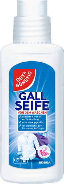 GUT&GÜNSTIG Gallseife mit Bürste 250ml