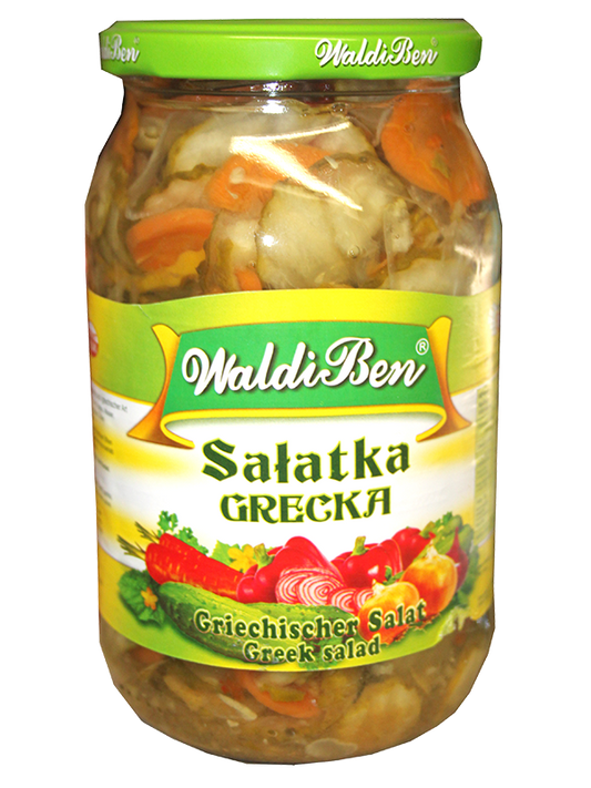 Waldiben Salatka Grecka Griechischer Salat 840g