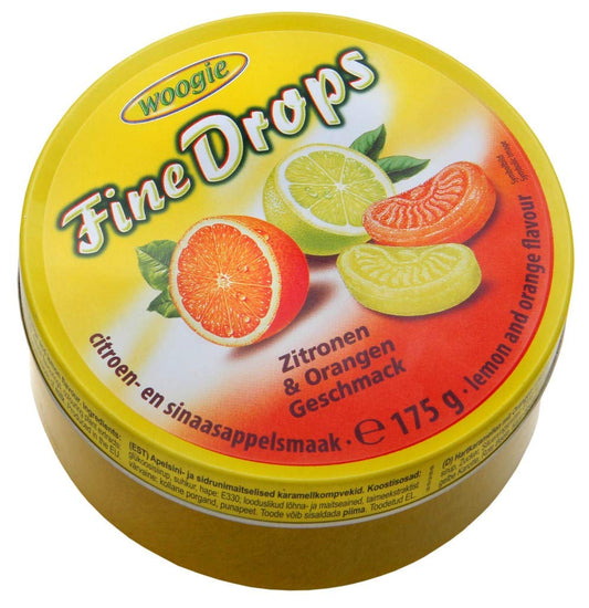 Woogie Feindrops Zitrone&Orange 175g