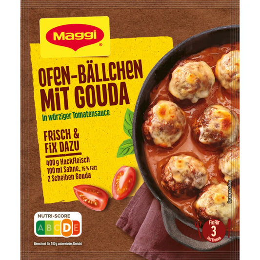 Maggi Fix Ofen Bällchen mit Gouda 43g