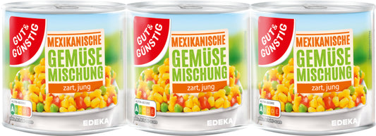 GUT&GÜNSTIG Mexikanische Gemüsemischung 3x150g