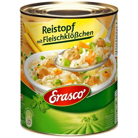 Erasco Reistopf mit Fleischklößchen 400g