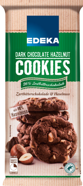 EDEKA Cookies Dark Chocolate&Hazelnut 200g