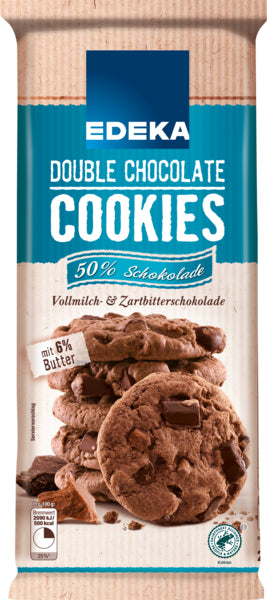 EDEKA Cookies Double Chocolate 200g