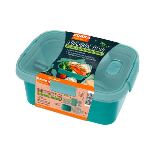 EDEKA zuhause Lunchbox to go Recycling 1,2l
