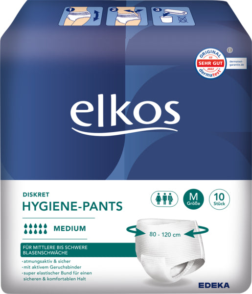 EDEKA elkos Hygiene-Pants Medium Diskreet 10ST