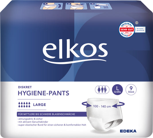 EDEKA elkos Hygiene-Pants Large Diskreet 9ST