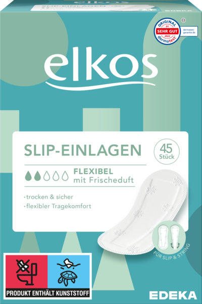 EDEKA elkos Slipeinlagen Flexibel mit Frischeduft 45ST