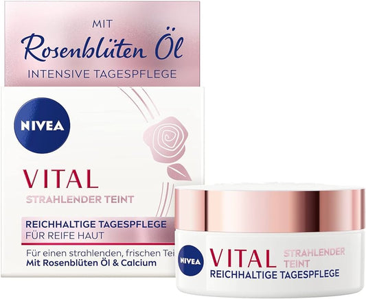 Nivea Vital Strahlender Teint Reichhaltige Tagespflege Reife Haut 50ml
