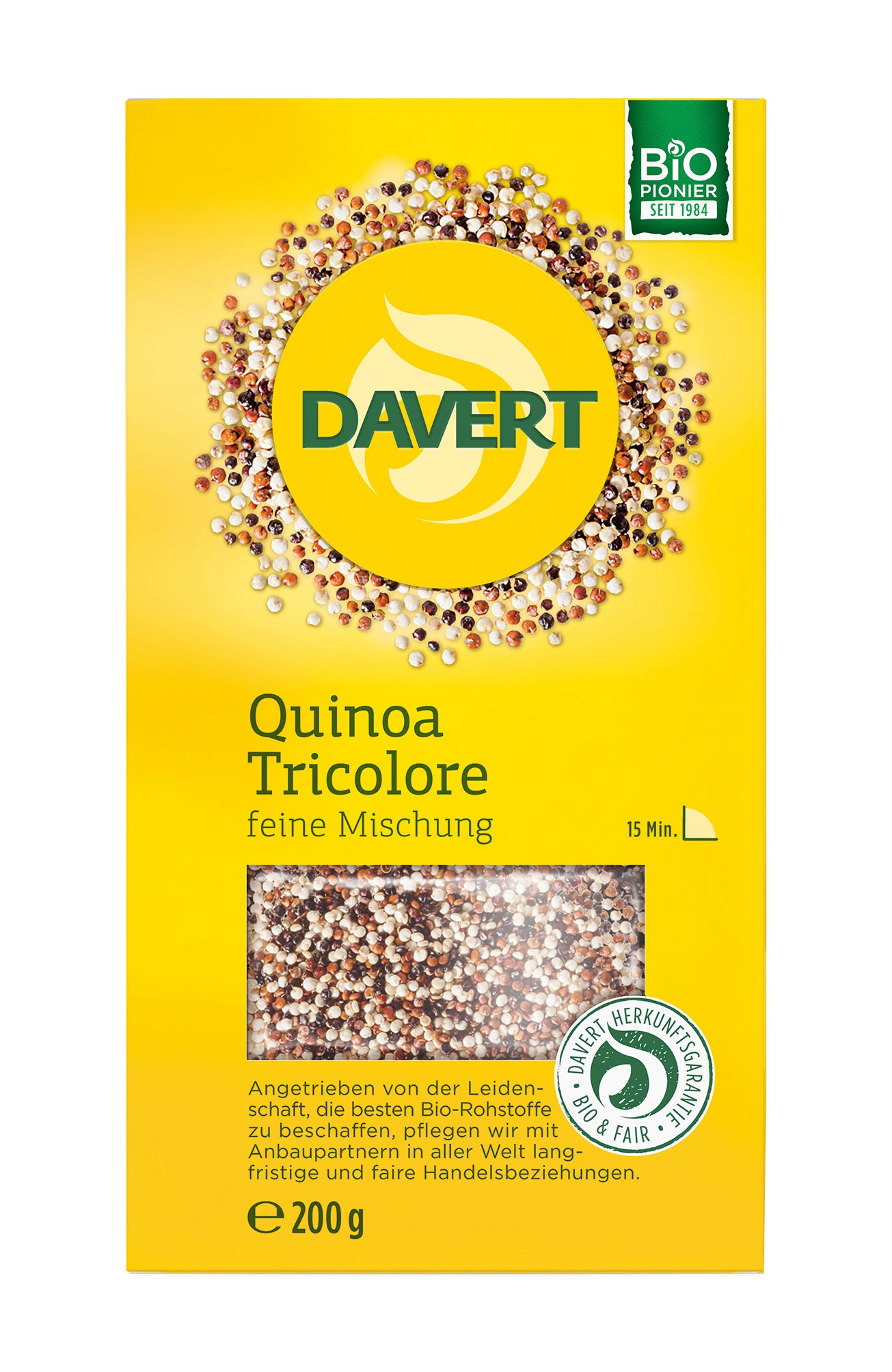 Bio Davert Quinoa tricolore 200g