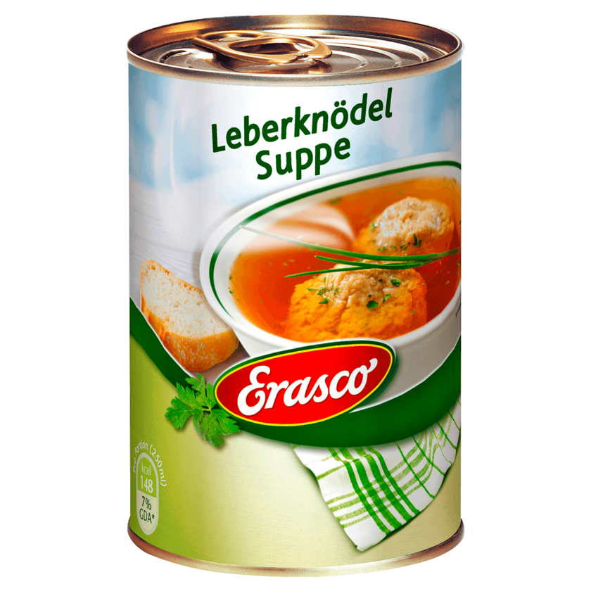 Erasco Herzhafte Leberknödel Suppe 395ml