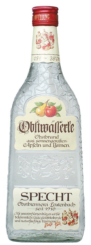 Specht Obstwässerle 38% 0,5l