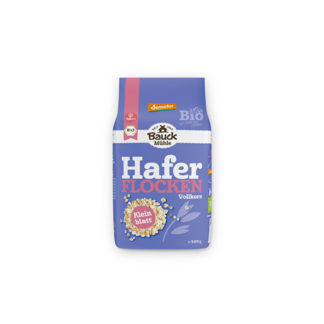 Demeter Bauckhof Haferflocken Kleinblatt 500g