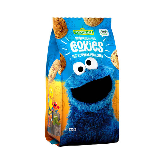 Bio Sesamstrasse Krümelmonster Cookies mit Schokostücken 125g