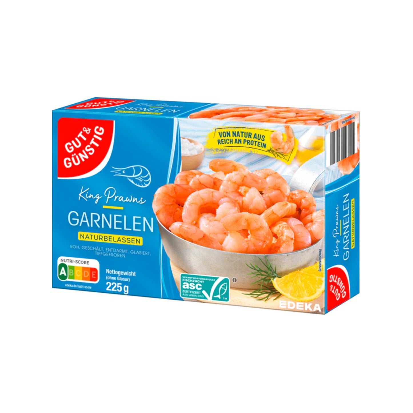 ASC GUT&GÜNSTIG White Tiger Garnelen natur netto 225g