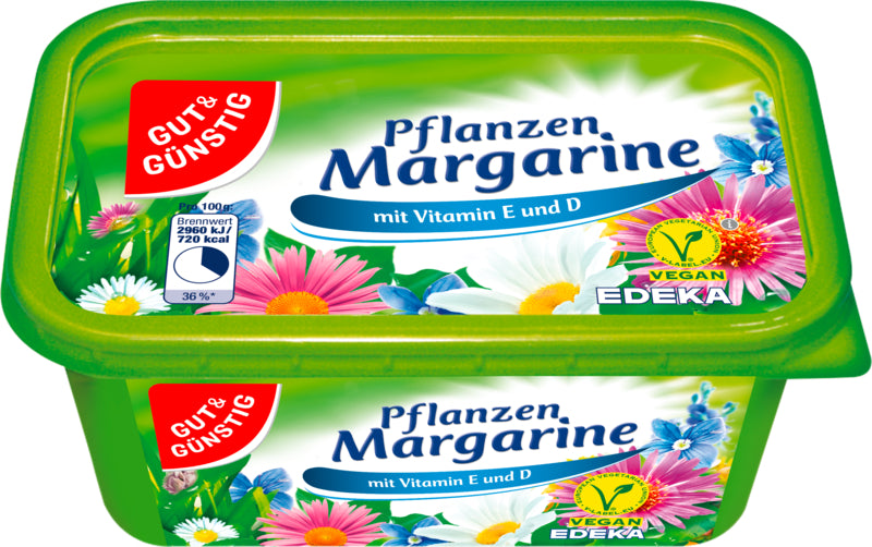 GUT&GÜNSTIG Pflanzenmargarine 500g