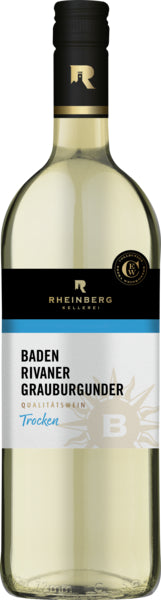 Rheinberg Kellerei Rivaner Grauburgunder Baden trocken QbA 1l