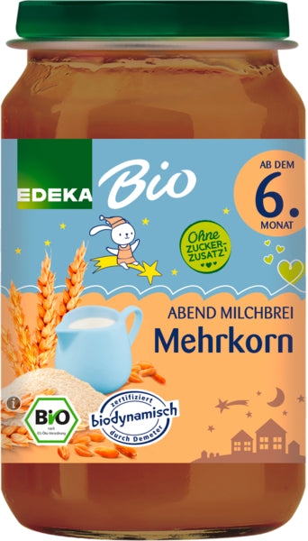 Bio EDEKA Abendbrei Mehrkorn ab dem 6.Monat 190g