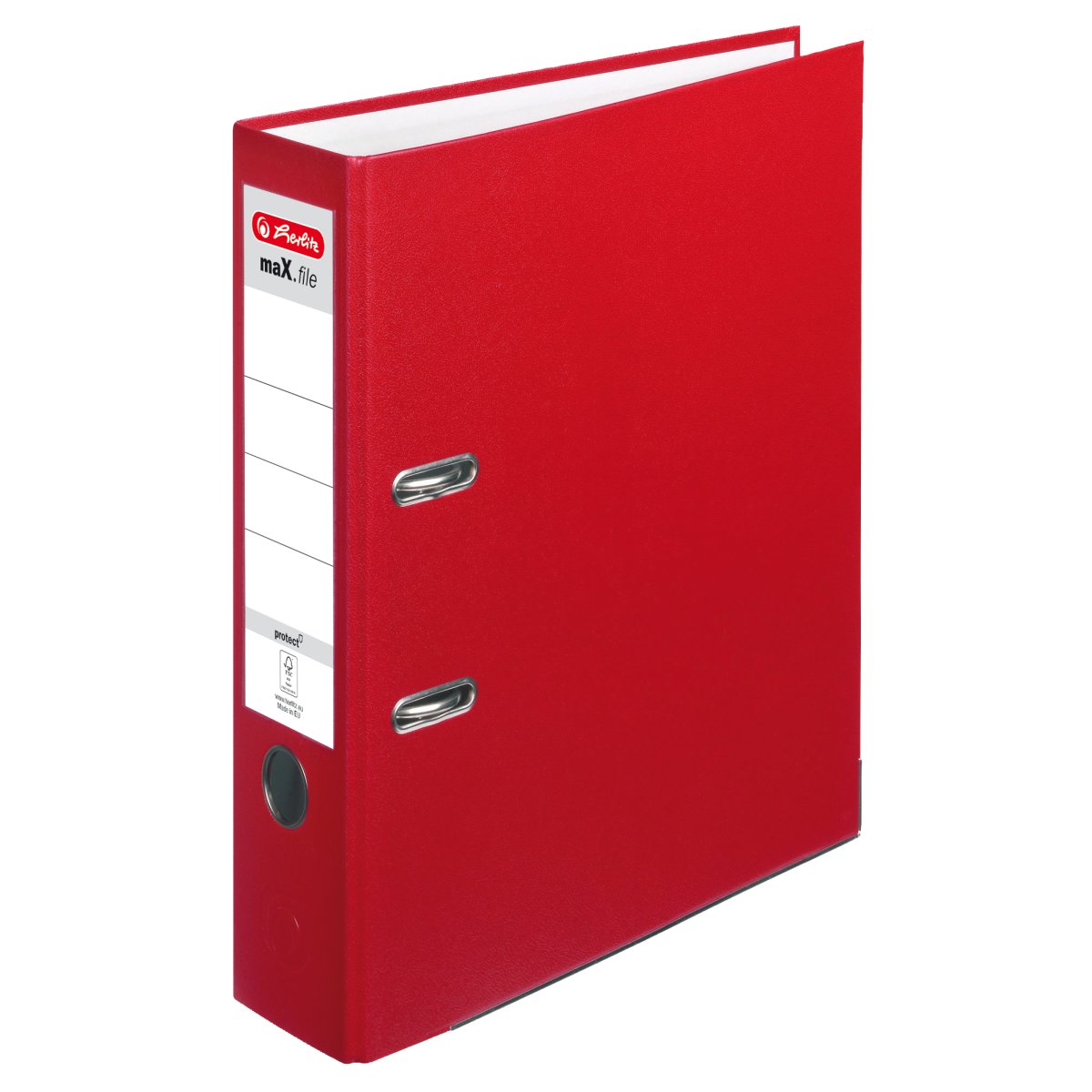 Herlitz Ordner maX.file Protect Polypropylen rot 8cm A4