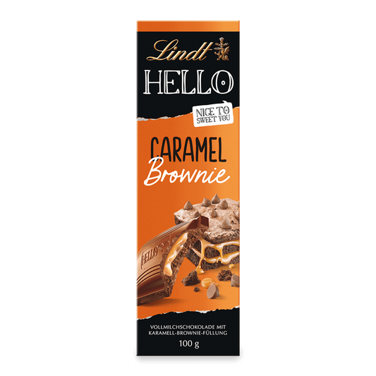 Lindt Hello Tafel Caramel Brownie 100g