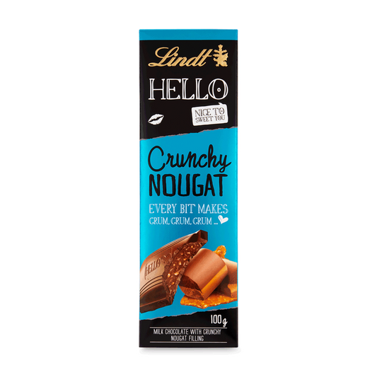 Lindt Hello Tafel Crunchy Nougat 100g