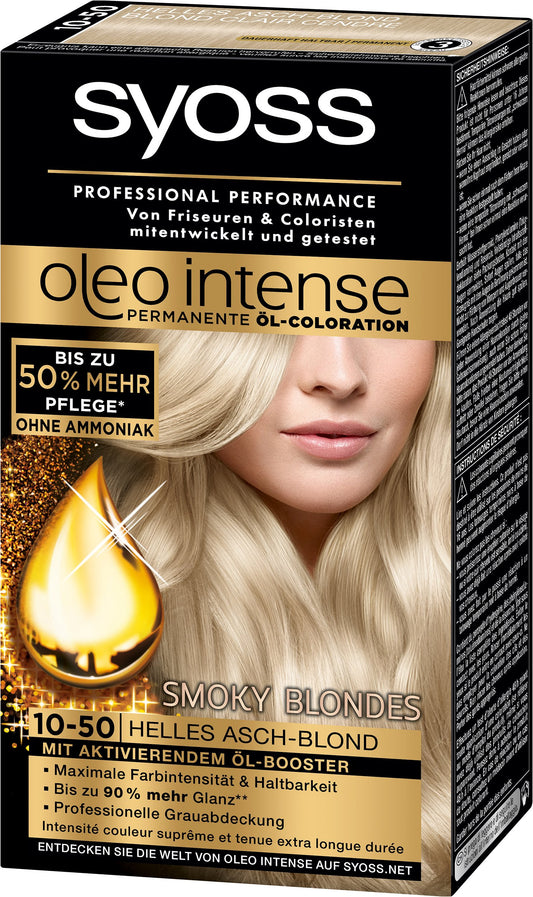 Syoss Oleo Intense Permanente Öl-Coloration 10-50 helles aschblond 115ml
