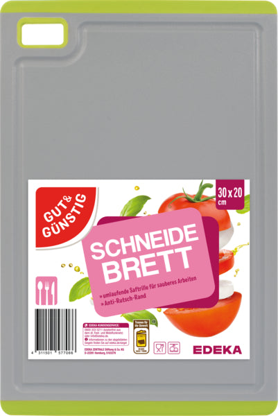 GUT&GÜNSTIG Schneidebrett Kunststoff 30x20cm
