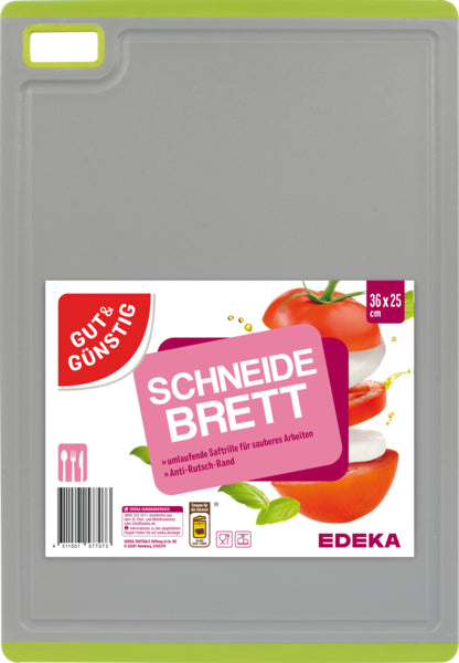 GUT&GÜNSTIG Schneidebrett Kunststoff 36x25cm